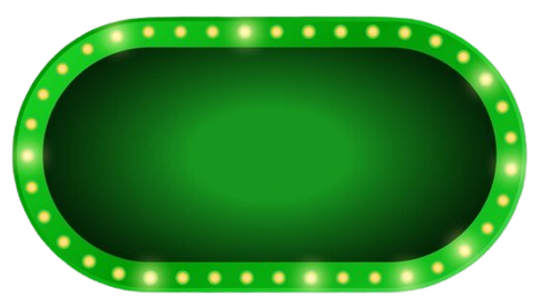A green light with lights on top of it.